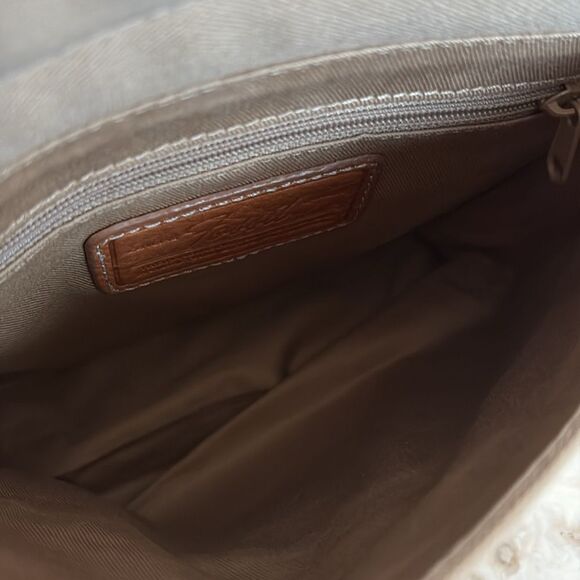 Fossil No. 054 The Original Premium Bag Canvas & Leather Organizer - Picture 9 of 14
